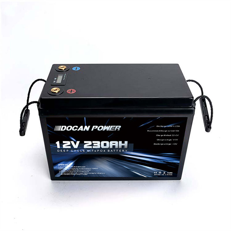 US Stock 12.8V 230Ah battery pack with JBD 4S 200A BMS