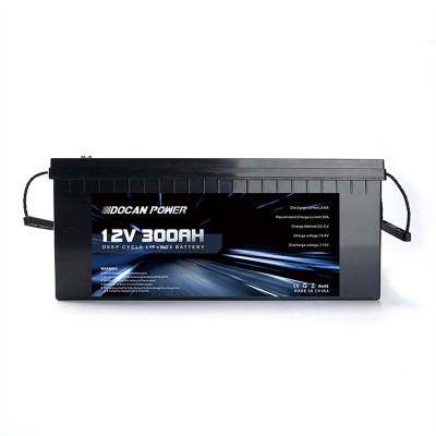 EU Stock 12.8V 300Ah battery pack with JBD 4S 200A BMS