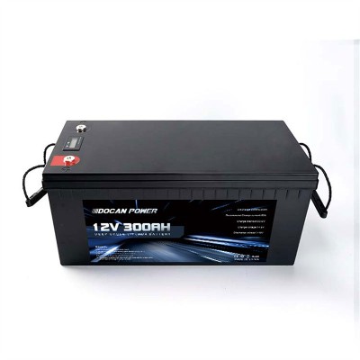 EU Stock 12.8V 300Ah battery pack with JBD 4S 200A BMS