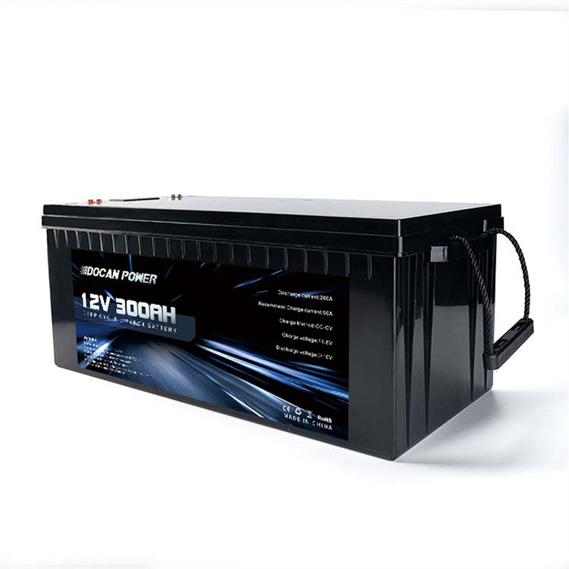 US Stock 12.8V 300Ah battery pack with JBD 4S 200A BMS