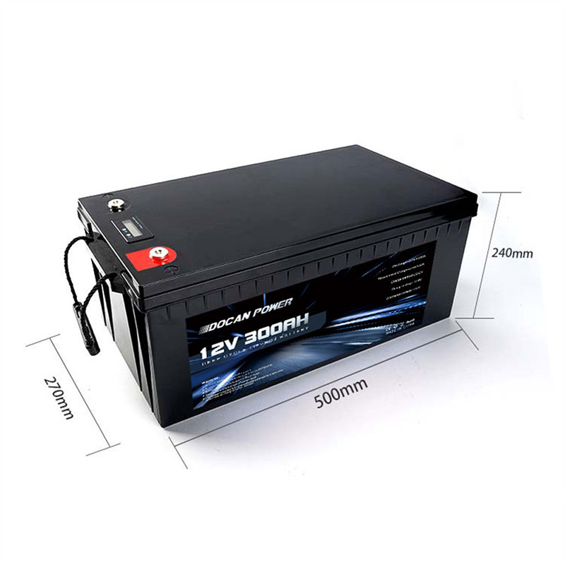 US Stock 12.8V 300Ah battery pack with JBD 4S 200A BMS
