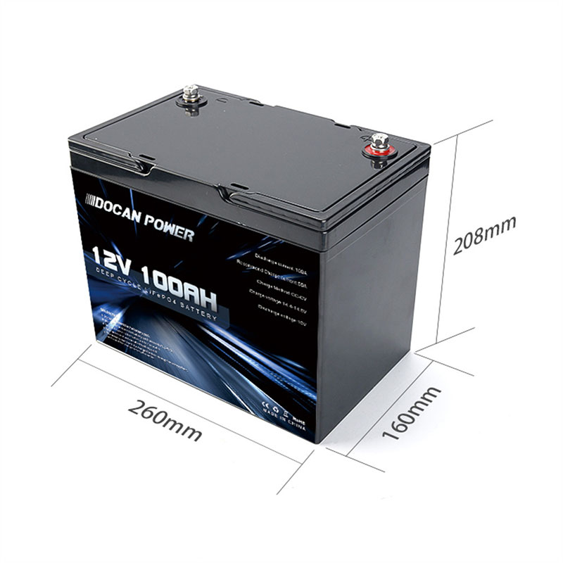 US Stock 12.8V 100Ah battery pack with JBD 4S 100A BMS