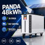 US Stock Docan Panda 51.2V 942Ah 48KWH Lifepo4 Battery packs with 300A wifi BMS, 300A DC breaker and touch Screen