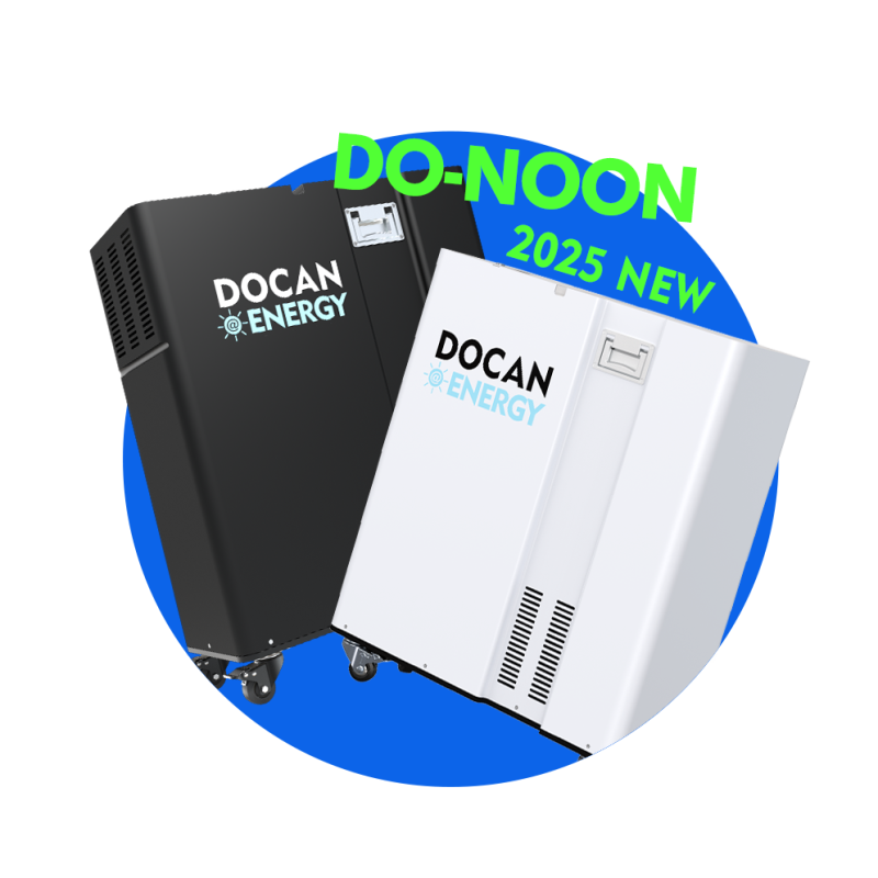 Germany stock Docan Noon 51.2V 300Ah 15kWh Moveable Battery Pack with 200A BMS and Touch Screen, Wifi and Bluetooth, 2A active balance function
