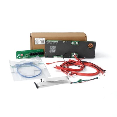 US Stock JK PB2A16S20P V19 version  7-16S 200A  2A Active equalization inverter BMS with JK-7 4.3 inch touch screen