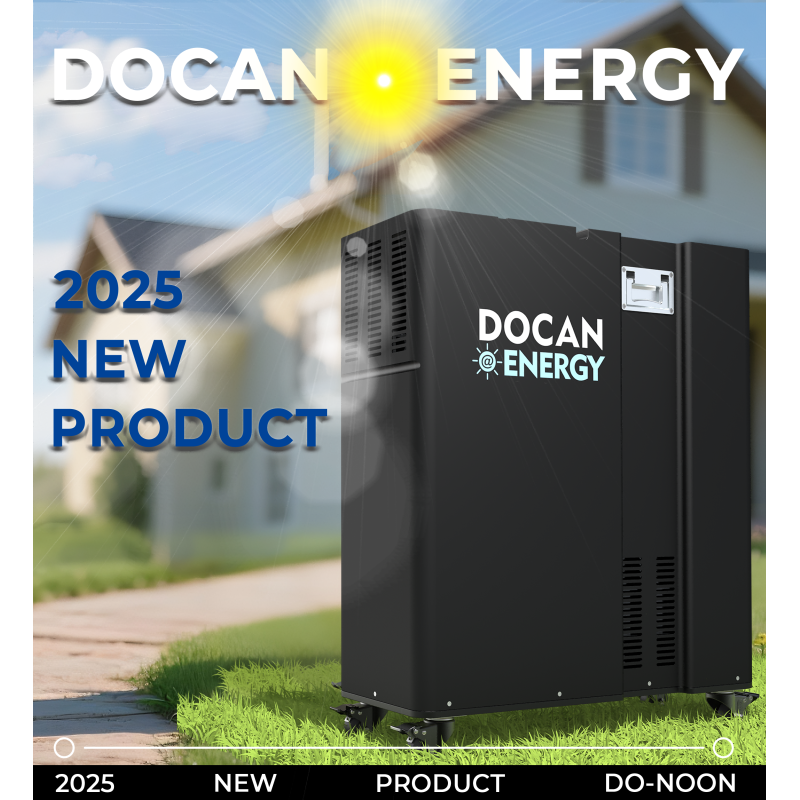 Germany stock Docan Noon 51.2V 300Ah 15kWh Moveable Battery Pack with 200A BMS and Touch Screen, Wifi and Bluetooth, 2A active balance function