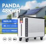 US Stock Docan Panda 51.2V 942Ah 48KWH Lifepo4 Battery packs with 300A wifi BMS, 300A DC breaker and touch Screen