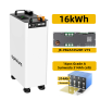 EU Stock Docan Apex DIY Lifepo4 15KWH Assembled L3 vertical Battery packs with JK PB2A16S20P BMS