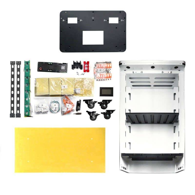 US Stock Apex Vertical V3 DIY 48V 280 304 314 Metal box with 200A JK PB2A16S20P Inverter BMS