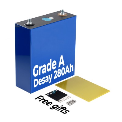 China Stock Desay 280Ah Grade A LiFePO4 280Ah Lithium Battery with Laser-Welded M6 Studs