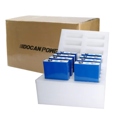 China Stocks Docan EV Grade A EVE LF105 3.2V 105Ah Prismatic Lifepo4 Cell with Laser-Welded M6 Studs