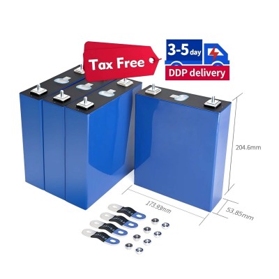China Stocks Docan EV grade A EVE LF230 3.2V 230Ah Prismatic Lifepo4 Battery with Laser-Welded M6 Studs