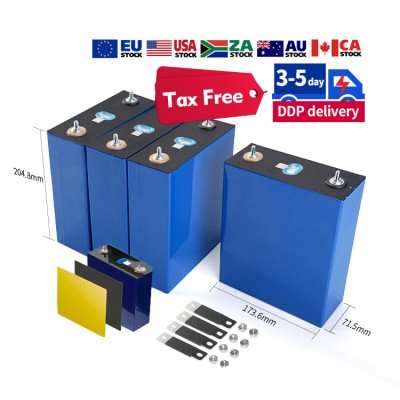 China Stock EVE LF304 320Ah LiFePO4 3.2V Prismatic Cell with Laser-Welded M6 Studs