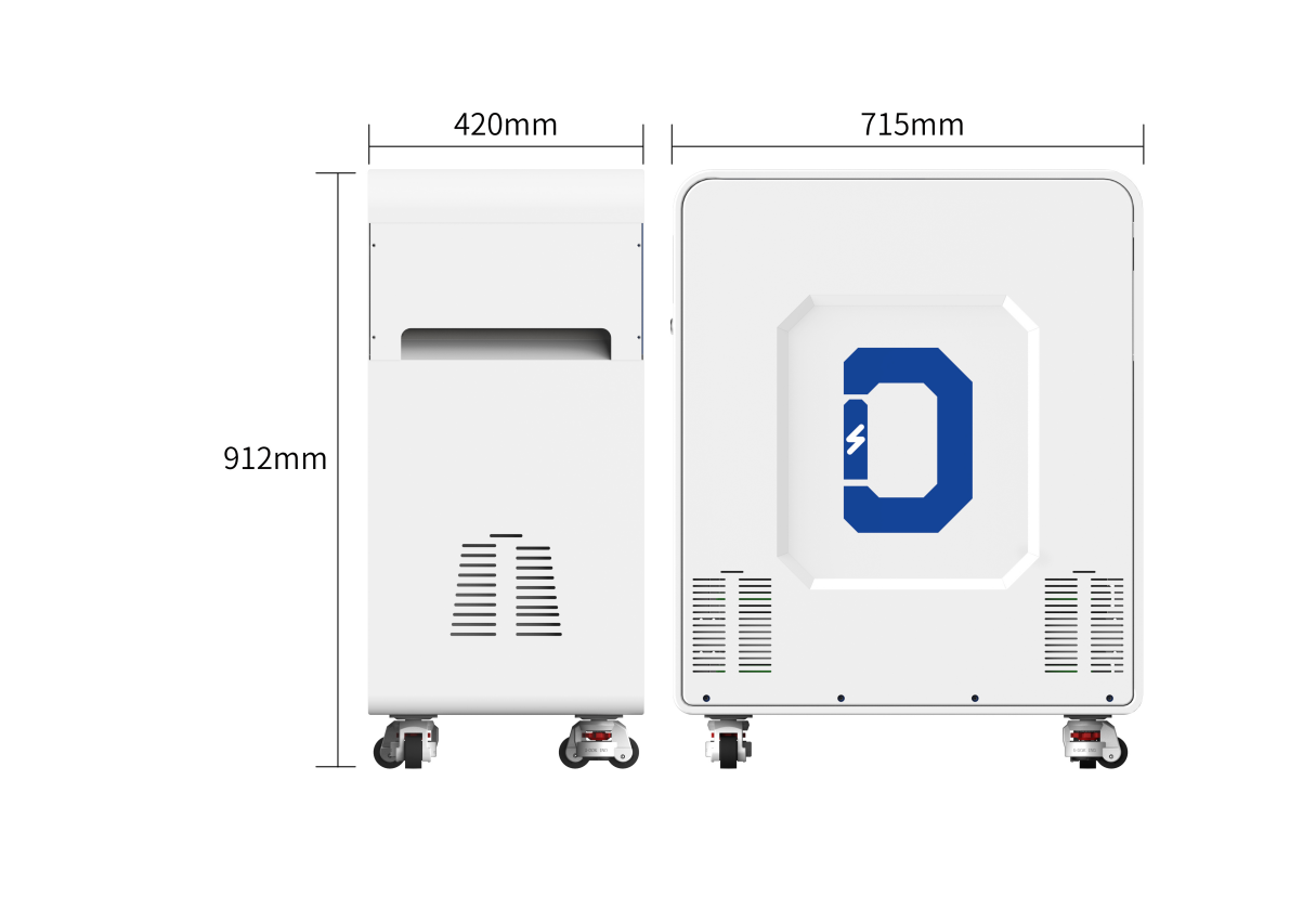 Docan MOON 32kWh LiFePO4 battery pack detail 6 Docan MOON 32kWh LiFePO4 battery pack detail 6