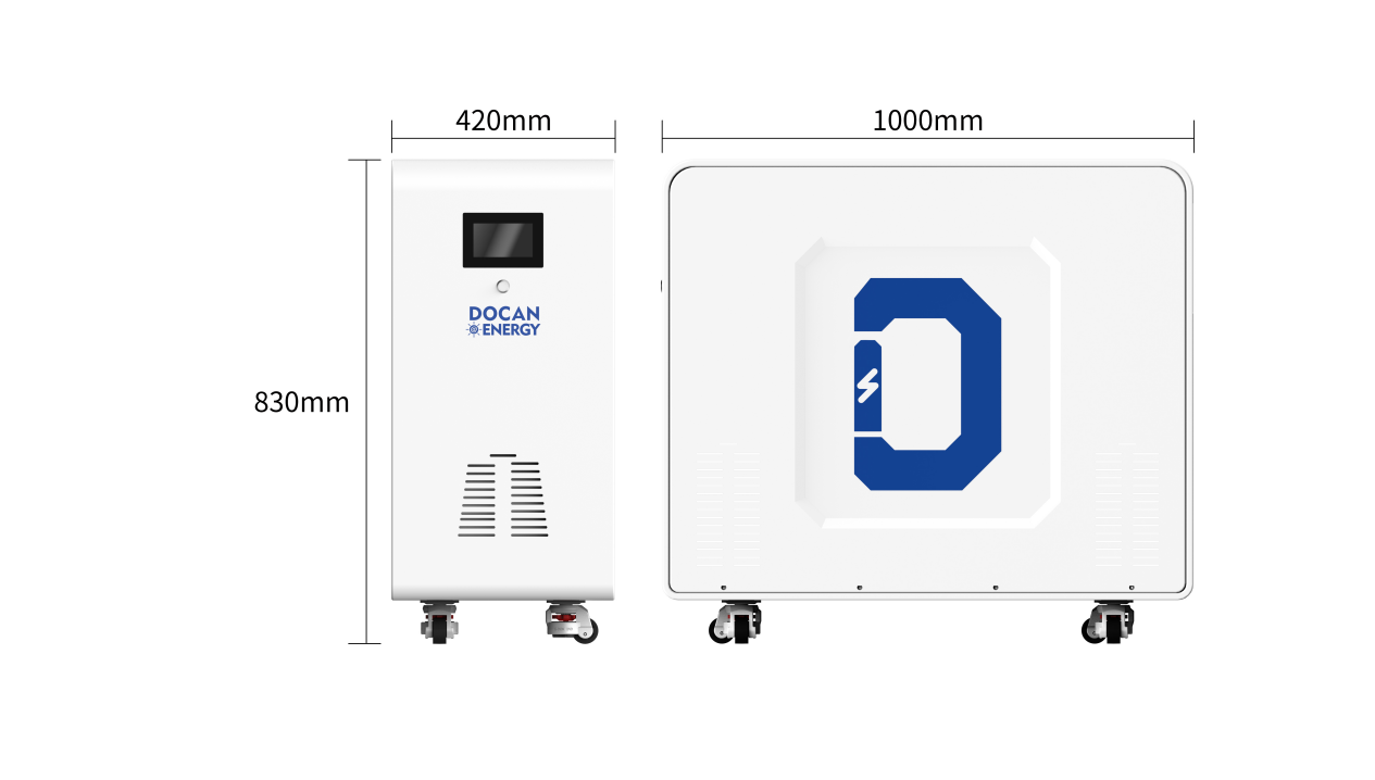 Docan MOON 48kWh LiFePO4 battery pack detail 7 Docan MOON 48kWh LiFePO4 battery pack detail 7