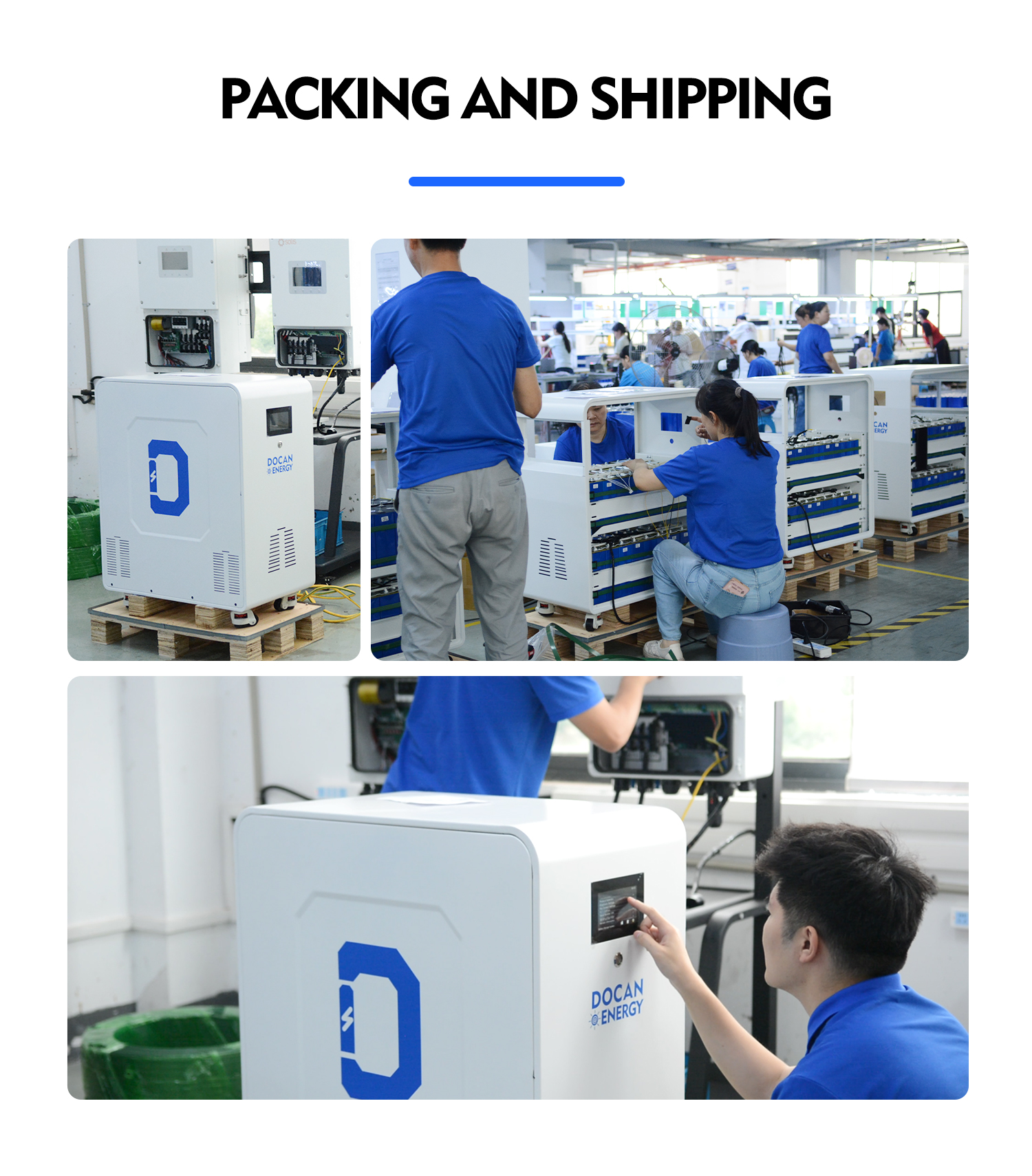 Docan MOON 48kWh LiFePO4 battery pack detail 1 Docan MOON 48kWh LiFePO4 battery pack detail 1